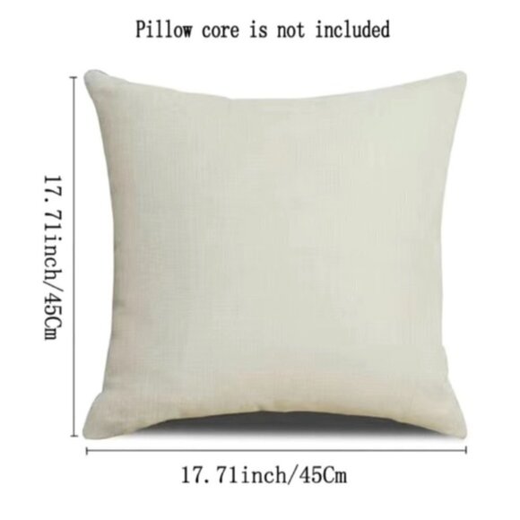 Sugar Skull Pillow Cover Cotton Linen Square 18 x 18 inch Vibrant Multicolor - Picture 4 of 7